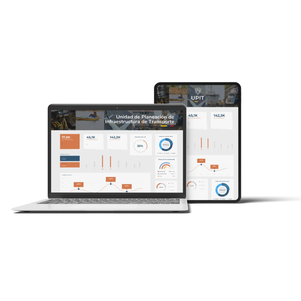 Pantallas del sistema de información misional de la UPIT